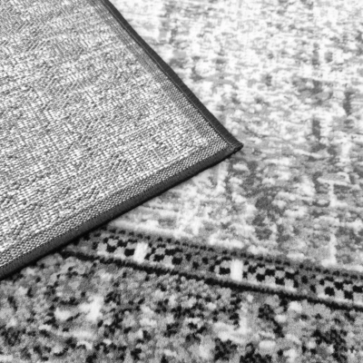 Geometrikus darab szőnyeg 50x90 cm LUKEN - szürke