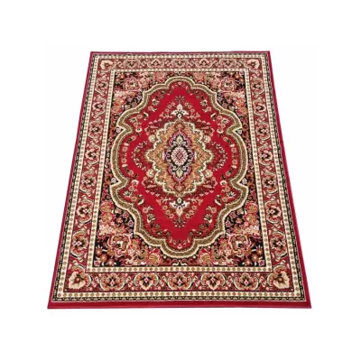 Téglalap alakú szőnyeg 140x190 cm LUKEN - piros