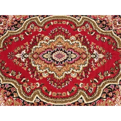 Téglalap alakú szőnyeg 140x190 cm LUKEN - piros