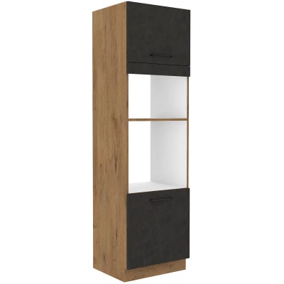 VANYA beépített szekrény - szélesség 60 cm, matera / lancelot tölgyfa