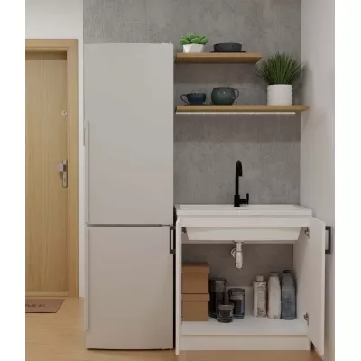 Alsó konyhaszekrény mosogató alatt 80 cm KAINA - fehér