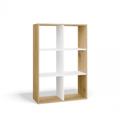 RAINIS 2 polc - artisan tölgy / fehér