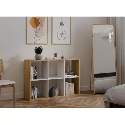 RAINIS 2 polc - artisan tölgy / fehér