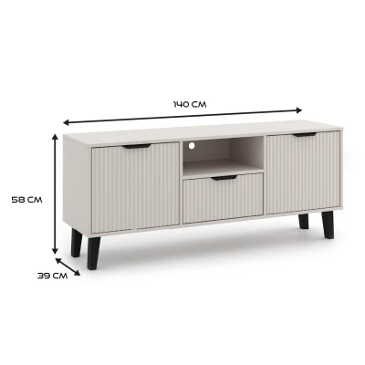 SITIVE SLIM TV állvány - kasmír / fekete