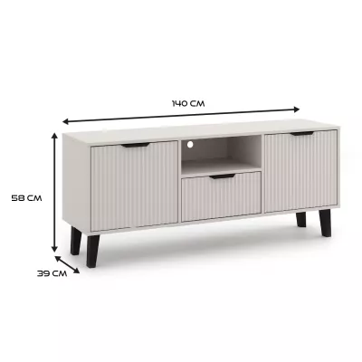 SITIVE SLIM TV állvány - kasmír / fekete