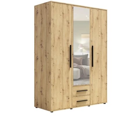Kombinált gardrób 150 cm ANDELINA - artisan tölgyfa