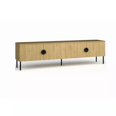 Széles TV-állvány 200 cm MOSQURA - balti tölgy
