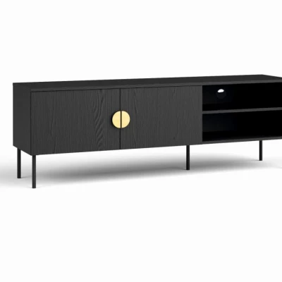 TV állvány 160 cm MOSQURA - fekete grafit