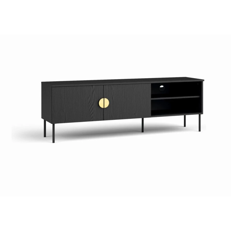 TV állvány 160 cm MOSQURA - fekete grafit