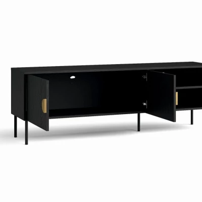 TV állvány 160 cm MOSQURA - fekete grafit