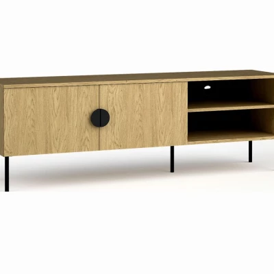TV állvány 160 cm MOSQURA - balti tölgyfa