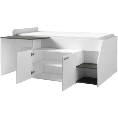 Multifunkcionális gyerekágy 120x200 IBAGUE - fehér