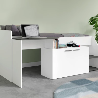 Multifunkcionális gyerekágy 120x200 IBAGUE - fehér