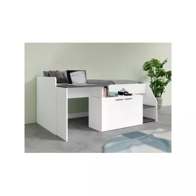 Multifunkcionális gyerekágy 120x200 IBAGUE - fehér