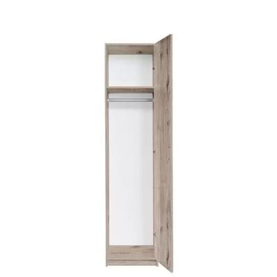 Keskeny gardróbszekrény 45 cm FUNZA 1 - wellington tölgyfa