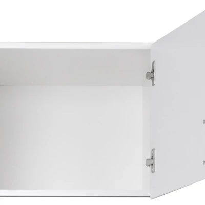 Keskeny gardrób bővítmény 45 cm FUNZA 1 - alpesi fehér / fényes fehér