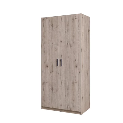 Gardróbszekrény 92 cm FUNZA 2 - Wellington tölgyfa
