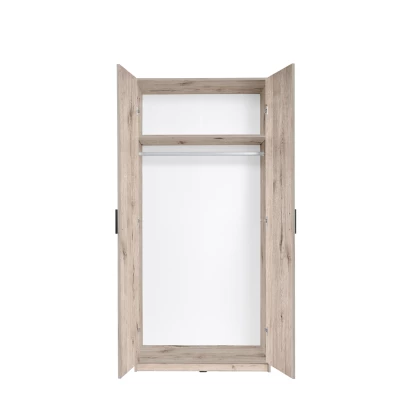 Gardróbszekrény 92 cm FUNZA 2 - Wellington tölgyfa