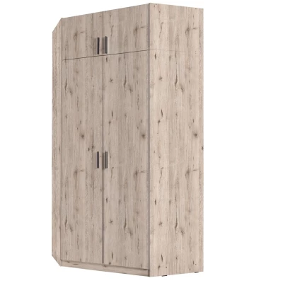 Sarokgardrób bővítmény 117 cm FUNZA 5 - wellington tölgy