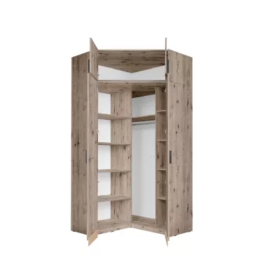 Sarokgardrób bővítmény 117 cm FUNZA 5 - wellington tölgy