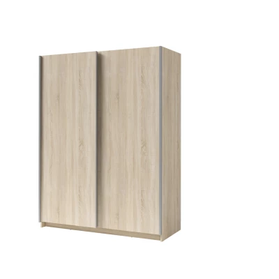 Magas ruhásszekrény 150 cm LORICA - sonoma tölgyfa