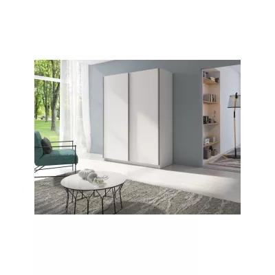 Magas szekrény 150 cm LORICA - fehér