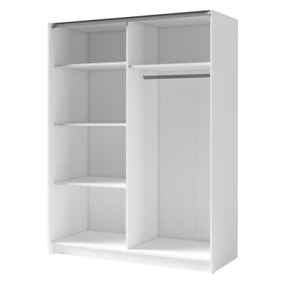 Magas szekrény 150 cm LORICA - fehér