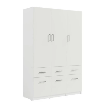 Kombinált gardrób bővítmény 136 cm CERETE 4 - fehér