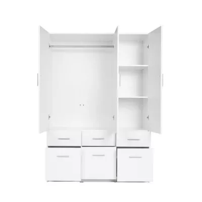 Kombinált gardrób bővítmény 136 cm CERETE 4 - fehér