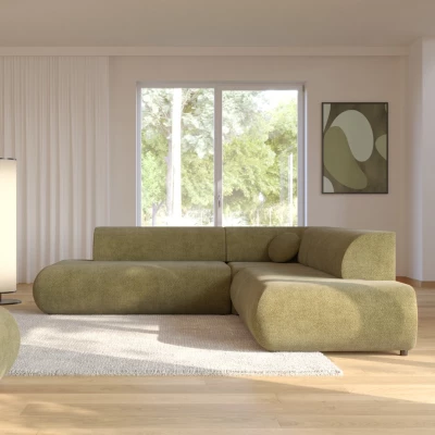 Kanapéágy tárolóval SURREY 2 - khaki, jobb sarok