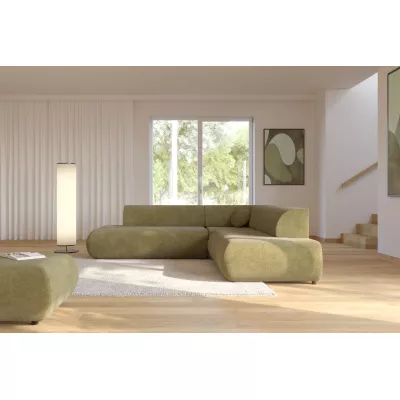 Kanapéágy tárolóval SURREY 2 - khaki, jobb sarok