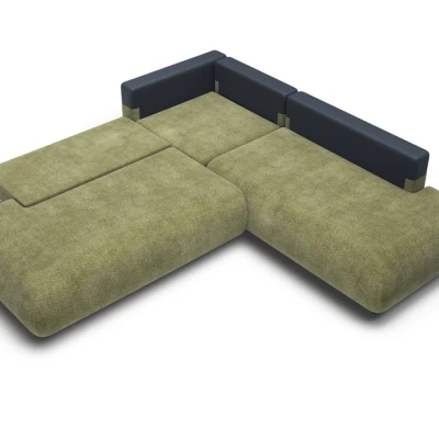 Kanapéágy tárolóval SURREY 2 - khaki, jobb sarok
