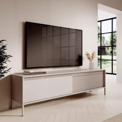 Széles TV-állvány 187 cm MOULTON - bézs