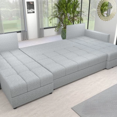 U alakú kanapégarnitúra KLAVERA 2 - fekete 1
