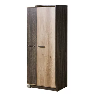 BENSON gardrób 80 cm - canyon tölgy / arusha, jobb oldali