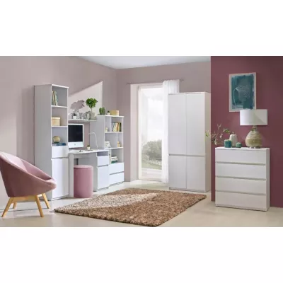 Gardrób 80 cm CARYM - fehér