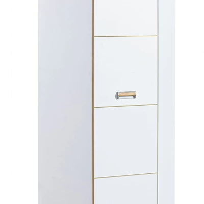 Sarokgardrób 71 cm CEDAR - nash tölgy / fehér