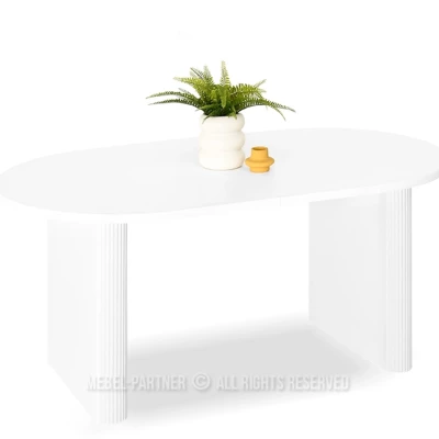 Kihúzható étkezőasztal 160(200)x90 CENDRY - fehér
