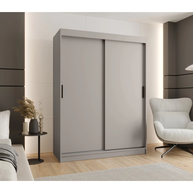 Tolóajtós gardróbszekrény 150 cm CASANDRA - kasmír