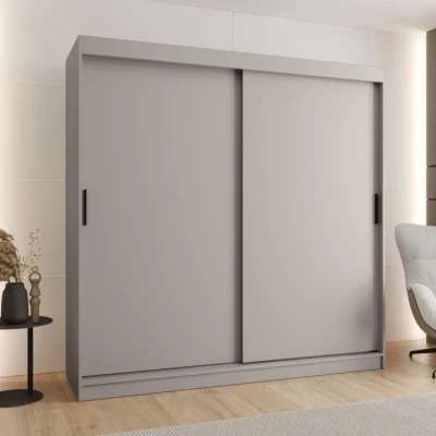 Tolóajtós gardróbszekrény 200 cm CASANDRA - kasmír