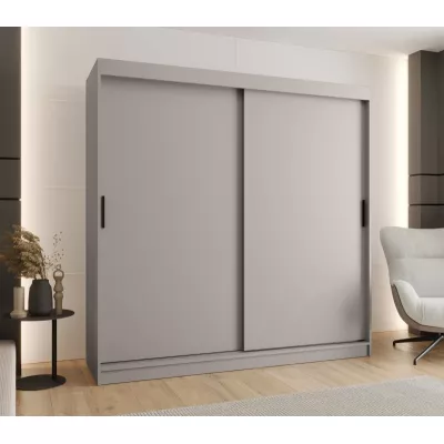 Tolóajtós gardróbszekrény 200 cm CASANDRA - kasmír