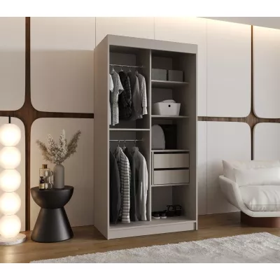 Tükrös gardrób 100 cm CASANDRA - kasmír