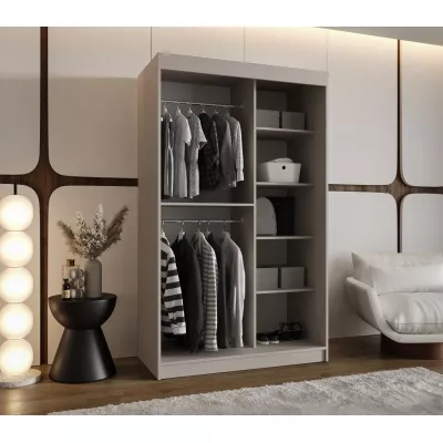 Tükrös gardrób 120 cm CASANDRA - kasmír