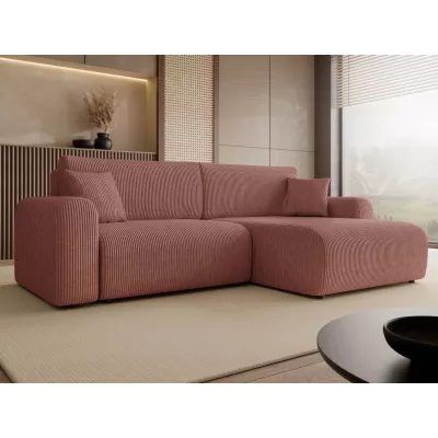 YAKIMA Összecsukható Sarokkanapé Tárolóval - Indian Pink