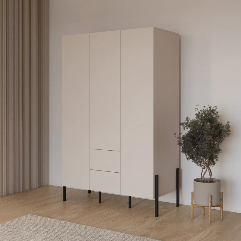 Magas gardrób 139 cm ADIS S - kasmír