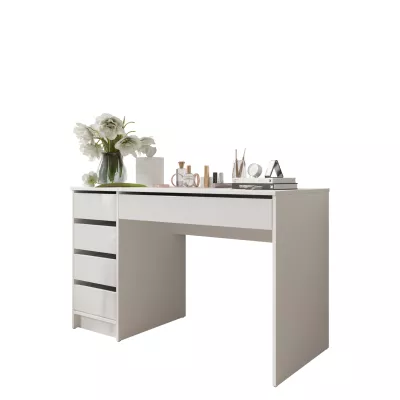 CONALL univerzális kisasztal - fehér fényes