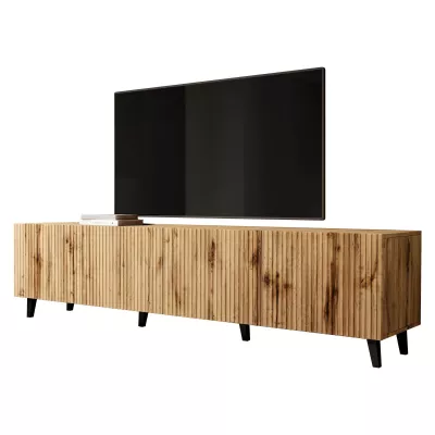 HAER 2 stílusos TV asztal - wotan tölgy / fekete