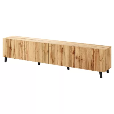 HAER 2 stílusos TV asztal - wotan tölgy / fekete