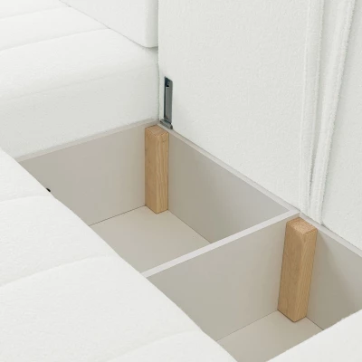 Sarokkanapé WAPATO - krémszínű