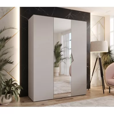 Háromajtós gardróbszekrény 150 cm AMARIS 2 - kasmír / kasmír fogantyúk